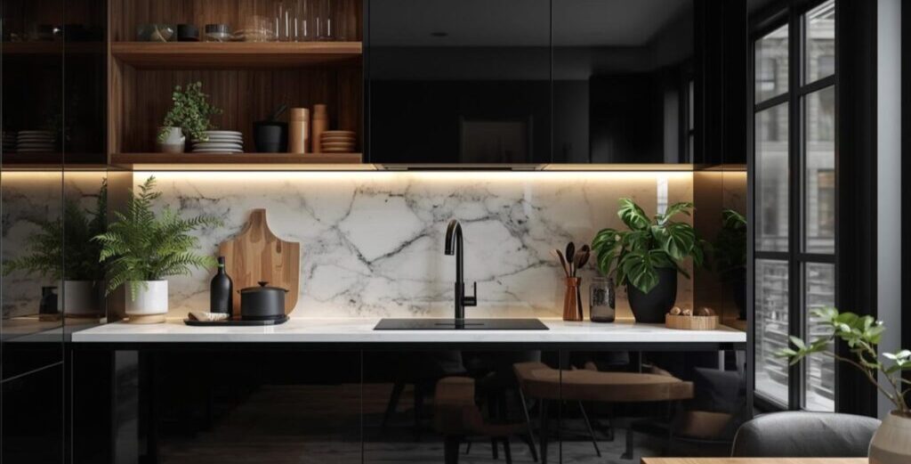 Finecraft Cabinets - euro - Gloss Eclipse Kitchen